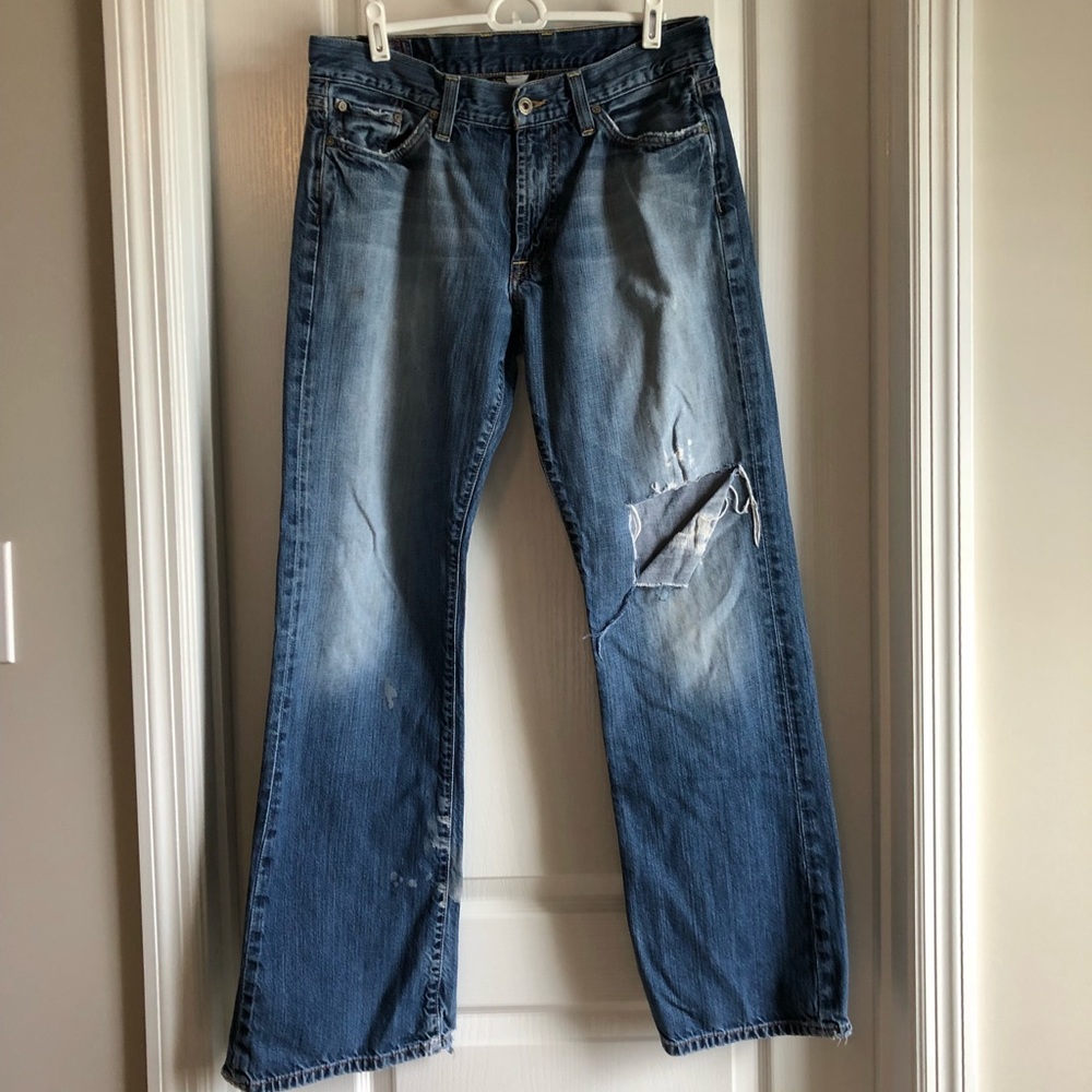 Lucky Brand perfectly destructed jeans